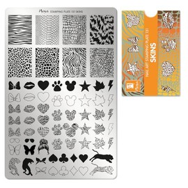 MOYRA Stamping plate 131 "SKINS" Nail Stamping plate