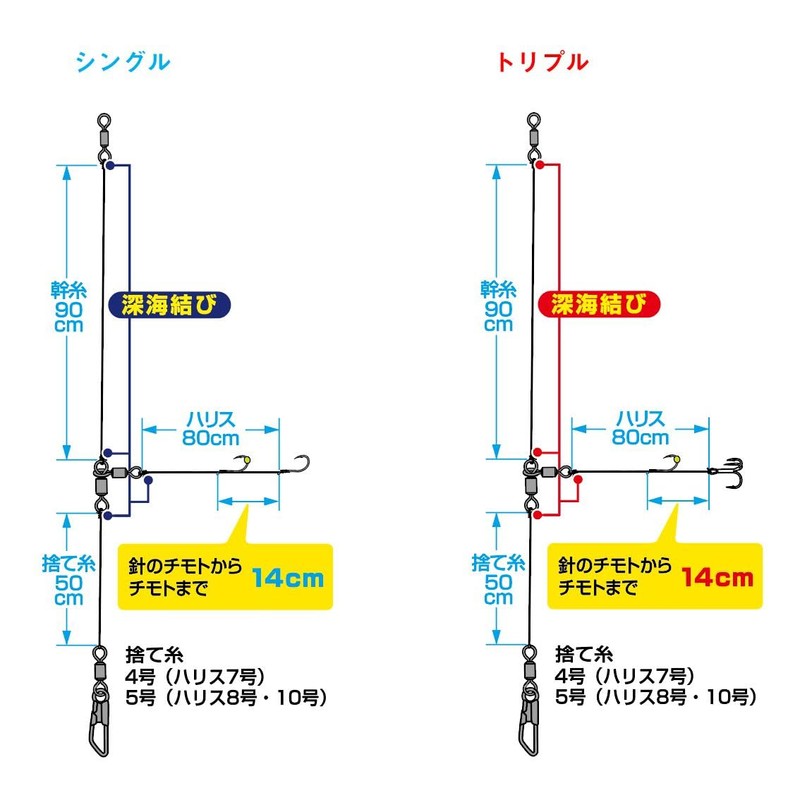 Daiwa Rigging Ship Large Flounder LBG Single 10/12-7