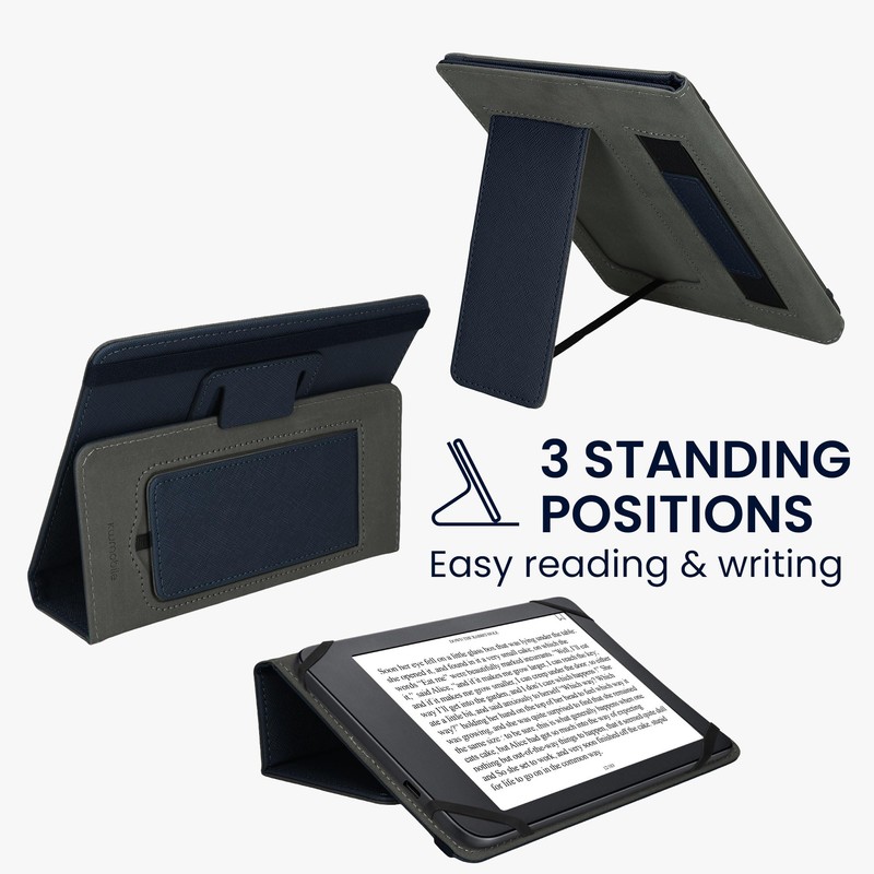 kwmobile Flip Case Compatible with 6-7 Inch eReader e-Reader -