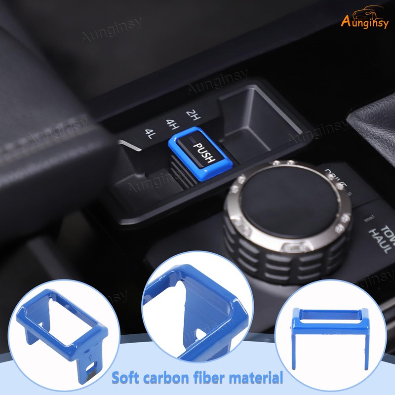 Aunginsy Car 4WD Mode Switch PUSH Button Cover Trim Compatible