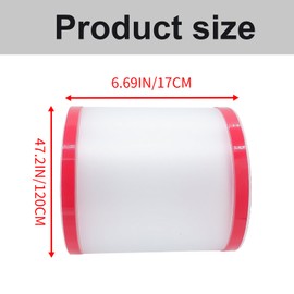 2 PCS Door Pinch Guard for Baby Proofing, Door Protector for Kids Finger Pinch Guard, Door Hinge Cover Door Jam Shield for Child Safety (Frosted 47.24 x 6.69inch)