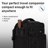 ECOHUB Travel Umbrella Windproof Strong With Compact Foldable, Automatic Open/Close,