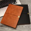 Leather Notebook, A5/A6/B5 Writing Notebook 6 Holes Refillable Diary Travel