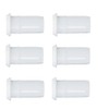 Merriway BH04158 (5 Pcs) Push-Fit Pipe Insert, White 15 mm