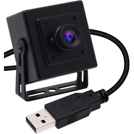 ELP 5MP 5MP Webcam USB 100 Degree Distortion-Free Lens 5MP Webcam with Aptina CMOS Sensor Webcam USB 500W05G-BL100 Mini USB Camera for Windows, Mac, Linux, Raspberry Pi