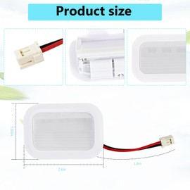 W11483116 Refrigerator light Compatible with Whirlpool KitchenAid Maytag Jenn-Air Refrigerator light bulb Replacement Module W11228040 AP6990551 PS16221108 KRFF577KBS03 KRFF577KBS02 WRF954CIHV04