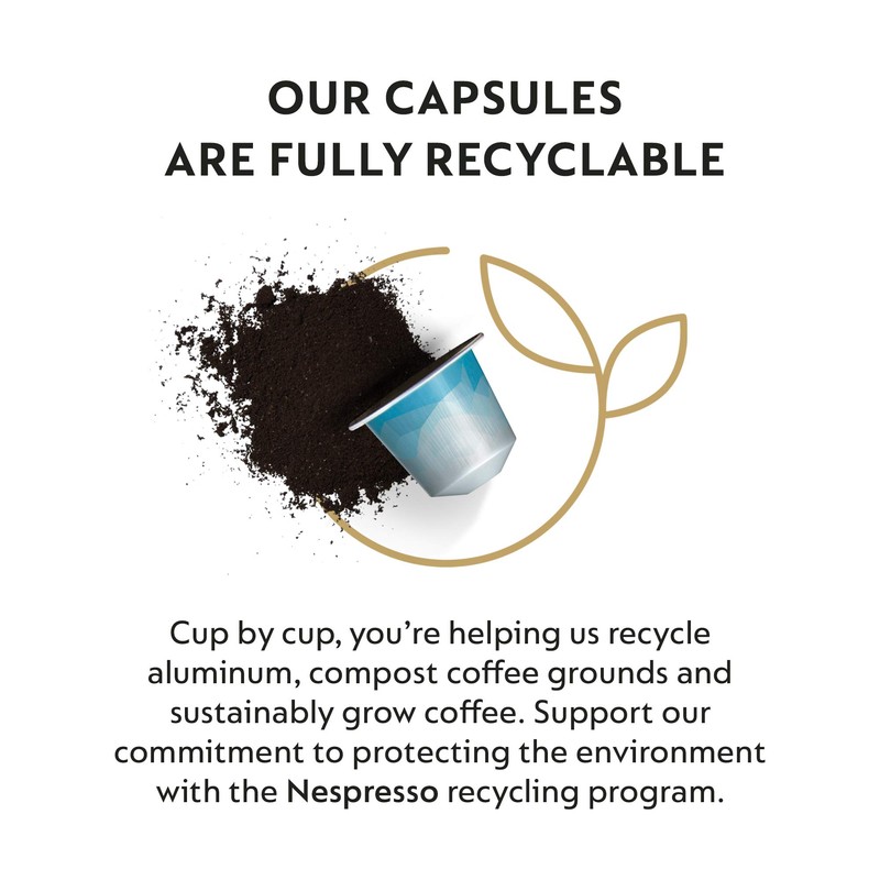 Nespresso Original Line Iced Coffee, Freddo Delicato, 1.35 Oz, 10