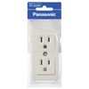 Panasonic WK3004WP Grounding Double Outlet