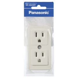 Panasonic WK3004WP Grounding Double Outlet
