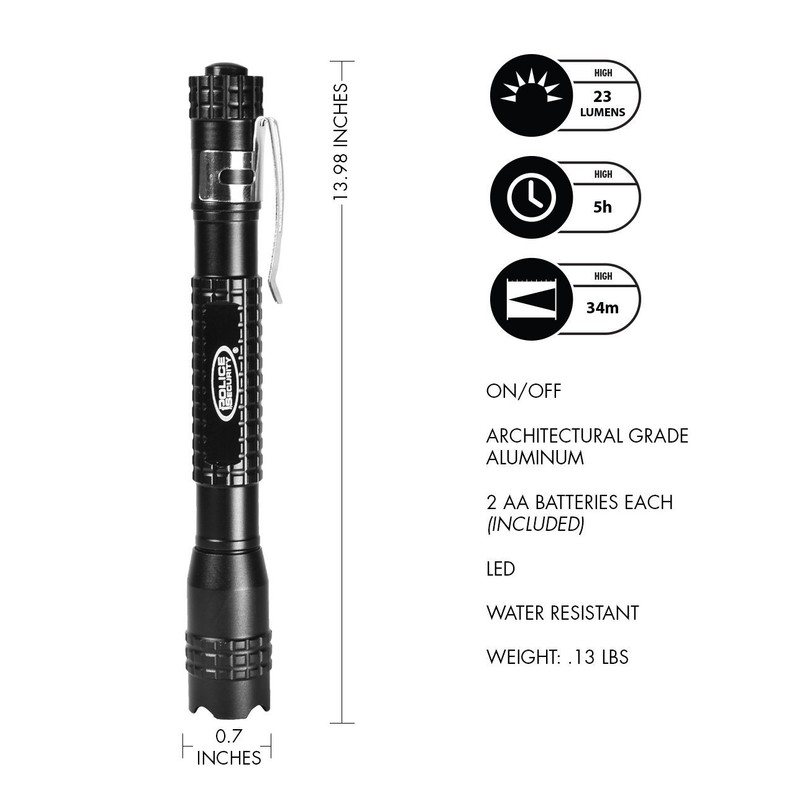 Police Security 99491 Inspector 50 Lumen LED Pen Light