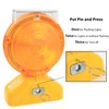 (One Ea) RK Safety BLIGHT-ST Solar Rechargeable Barricade Amber LED