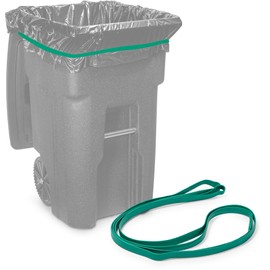 Tasker Rubber Bands for 95-96 Gallon Trash Cans, (Value 6 Pack)
