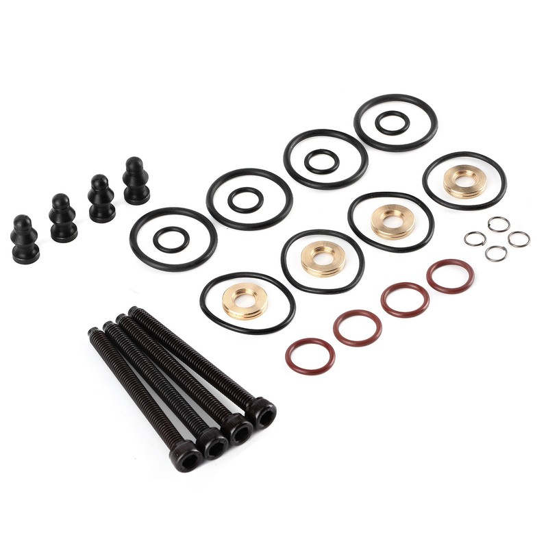 4Sets Fuel Injector Seal Repair Kit Sealing Assembly Clamp Bolt