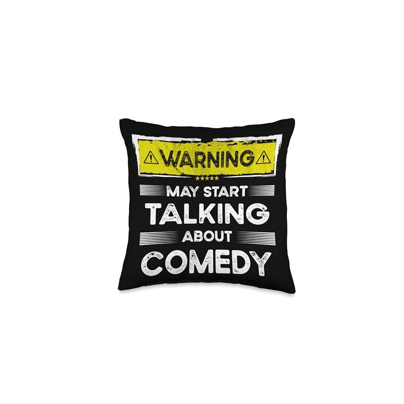 Talking about Comedy funny Throw Pillow