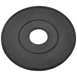 M.V. Trading T7020BK Cast Iron Trivet Hobnail Design, 5½-Inch, Black