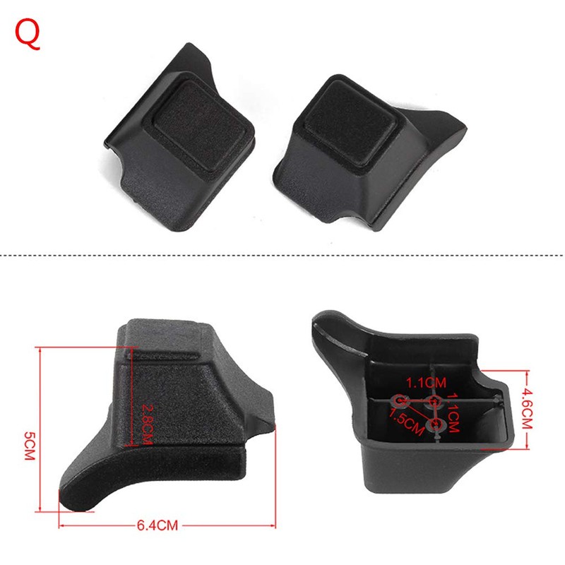 LLLucky 1 Pair Replacement Plastic Bolts Luggage Foot Pads for