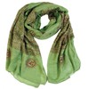 GURU SHOP Thin Baba Scarf, Benares Lunghi, Men/Women, Pink, Synthetic,