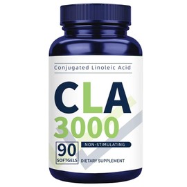 Vicwell CLA 3000mg Softgels – Conjugated Linoleic Acid with Safflower Oil – CLA Supplement to Support Fitness Goals & Body Composition (1 Bottle)