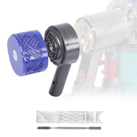 Motor Rear Cover + Post HEPA Filter Compatible with Dyson V6 DC58 DC59 DC62 DC72 DC74 SV03 SV04 SV05 SV06 SV07 SV08 SV09 Vacuum Cleaner, Upgrade V6 Replacement Parts