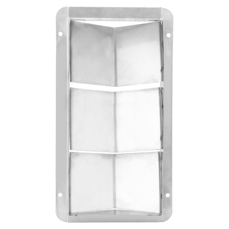 Pair Marine Air Vent Cover 3 Slots 210x110mm Rectangle Louver