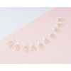 Invogue Acrylic Coffin Nails French Bare False Nails 30g