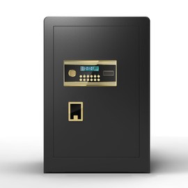 Large Electronic Digital Security Safe Box with Keypad Lock and Key, 2.5 Cubic Feet Safe Box with Private Inner Cabinet for Office, Home and Hotel (88K-60)