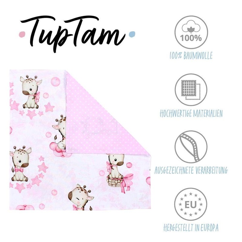 TupTam Children's Decorative Patterned Cushion Cover with Envelope Closure, Set