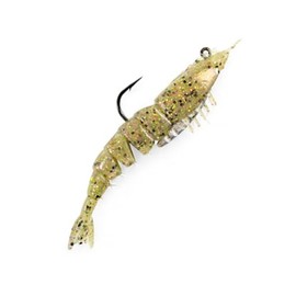 Prerigged 3.5 Inch Lures 2Pk Baits 243Pk2 Greasy Prawn Ezsr24 Fishing Lures Bass Jigging Bait Jig Lure Weedless Soft Plastic Swimbait Accessories Freshwater