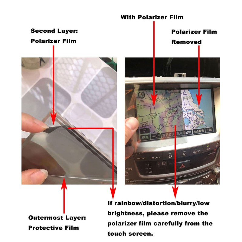Navigation Touch Screen Digitizer Fit for Toyota Prius Camry Sienna