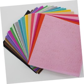 LALAFINA 40pcs Assorted Color Felt Sheets for DIY Crafts Non Woven Fabric Pack for Patchwork Appliques Decorations Sewing Projects