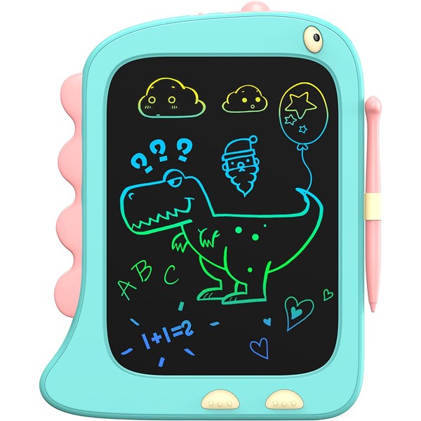Orsen LCD Writing Board Toy from 1 2 3 4 5 6 Years Old Boy, Girl, 8.5 Inch Screen, Drawing Board, Painting Board, Dinosaur Toy, Writing Tray, Christmas, Small Gifts for Children, Blue