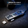DOCKCASE 10-in-1 usb c hub skeleton design, 4K@60Hz HDMI &