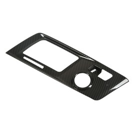 Car Gear Box Cover Trim Carbon Fiber Style Console Shifter Panel Frame Sticker Replacement for Corvette C7 2014‑2019