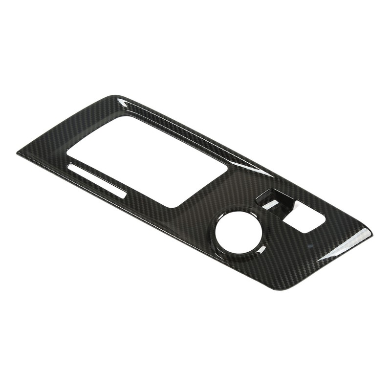 Car Gear Box Cover Trim Carbon Fiber Style Console Shifter