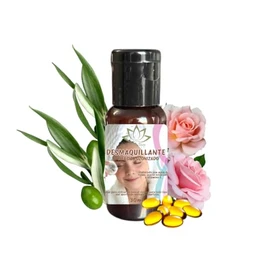 Desmaquillante Bifásico Ozonizado con Agua de Rosas y Vitamina E Limpieza Profunda Hidratante Elimina Maquillaje Waterproof Rostro Ojos y Labios (30 M