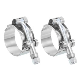 QUARKZMAN T-Bolt Hose Clamp 2 Pieces Working Range 35-40 mm 201 Stainless Steel Bolt Intake Intercooler Clamps for Intercooler Hose