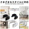 JnTech Closet Rod Support Bracket U-Shape Closet Pole Socket Flange
