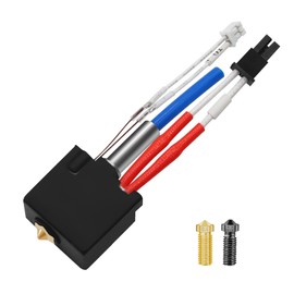 SeekLiny Kobra 2 Hotend V5 J-Head 3D Printer Extruder Part Assembled with Volcano Nozzles for Kobra 2 Plus, Kobra 2 Max, Kobra 2 Pro, Kobra 2 Neo 3D Printer Hot End