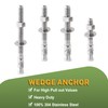 LIONMAX Stainless Steel Concrete Anchor Bolts 3/8" x 3 Inch,