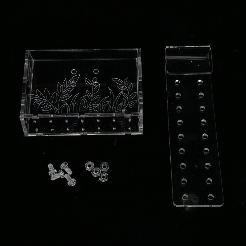 Aquarium Aquatic Planter Transparent Acrylic Fish Tank Hanging Water Plants