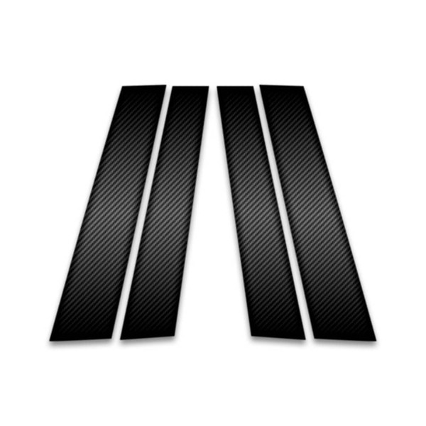 Upgrade Your Auto 4pc Carbon Fiber Pillar Post Covers for