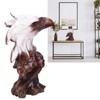 Resin Craftwork Craft Animal Sculptures Decorative Ornament Home Office DecorationEagle