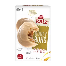 Katz Gluten Free Honey Buns, 4 Individually Wrapped Snack Cakes | Tree Nut Free | Peanut Free | Dairy Free | Soy Free (Pack of 3)