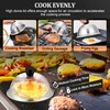 6 Inch Griddle Basting Covers & Smash Burger Press (2