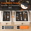 Lifewit Utensil Organizer for Kitchen Drawer, Expandable Cooking Utensil Tray,