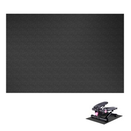 Wiojtry Mini Stair Stepper Mat, Home Exercise Equipment Mat, Stepper Mat Fitness Mat Mini Yoga Mat Floor Protector (Black)