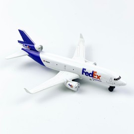 WngAur Airplane Model, FedEx MD Aircraft Die-cast Metal Planes Aircraft Suitable for Collection and Display