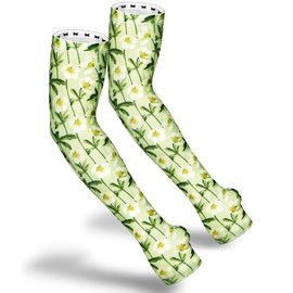 Maygrove Gardening Sleeves Arm Protection for Women, Anti-Slip UV Protection Garden Sleeves for Women Thorn Proof, Farmers Defense Sleeve Cooling Garden Arm Cover for Outdoor Gardening, L, 1 Pair