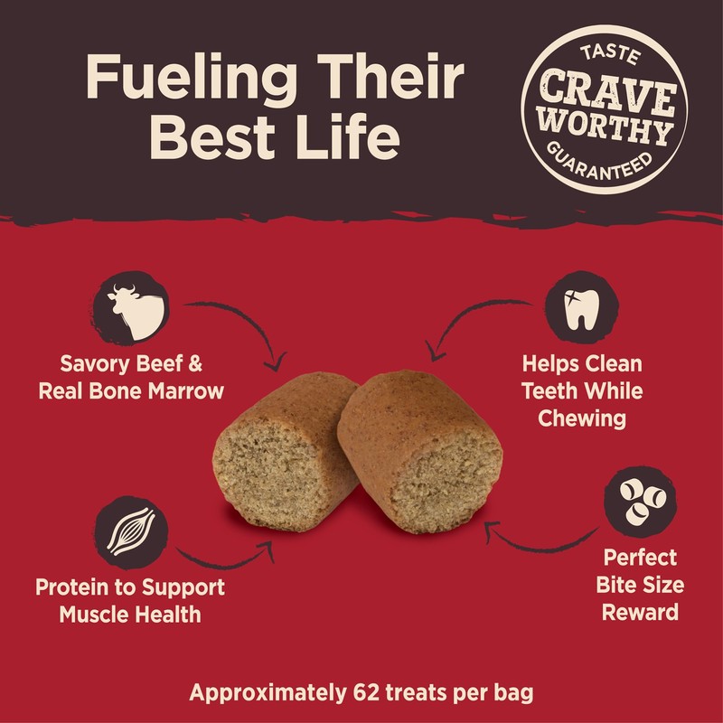 Wellness CORE Healthy Joints Dog Treats, Natural, Grain Free, 8