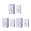 KCMYTONER 3 Set Wireless Smart Doorbell 433mhz Doorbell Best Long